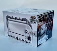 Image of DUALIT 4 Slice Classic Vario Toaster Polished Stainless Steel 4 Slot