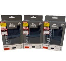 Image of Lonsdale Junior Trunks Pants Navy Blue Boys 7-8 Years X6 Pairs 3 Packs New