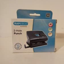 Image of 2 Hole Punch Rapesco Black  22 sheet capacity 