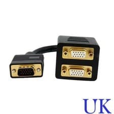 Image of StarTech.com VGA to 2x VGA Video Splitter Cable M/F ( 1ft )