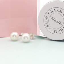 Image of Thomas Sabo 925 Silver Round Stud Earring H1946-001-12 RP£39 GENUINE BOXED