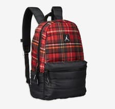 Image of NIKE AIR JORDAN TARTAN QUILTED BACKPACK BAG ADULT KIDS RETRO NEW LAST ONE SCHOOL