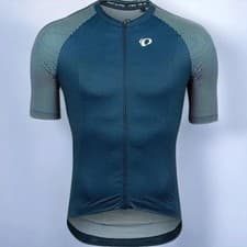 Image of Pearl Izumi Men's Interval Jersey Navy / White Bevel