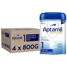 Image of 4 x 800g Aptamil Advanced 1 First Infant Baby Milk Powder From Birth Formula
