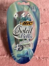 Image of BIC Soleil BELLA Disposables Razors 3 PACK Moisture Strip w/Coconut Milk