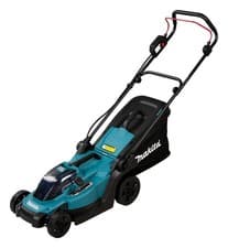 Image of 088381757904 Makita DLM330Z lawn mower Push lawn mower Battery Black, Turquoise 