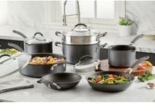 Image of Circulon ScratchDefense 11-Piece Cookware Set Stainless Steel