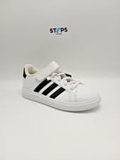 Image of Adidas Grand Court 2.0 White Kids Trainers Size 11.5 UK Brand New