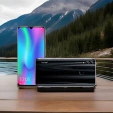 Image of HONOR 10LITE MIDNIGHT BLACK DUAL SIM UNLOCKED GOOD CONDITION GRADE A(PHONE ONLY)
