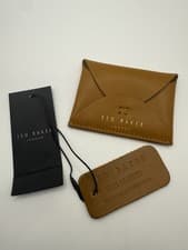 Image of Ted Baker Unisex Card Holder - Tan Brown - Envelope Design- BNWT