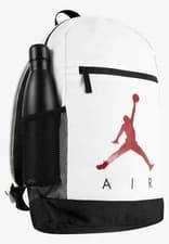 Image of NIKE AIR MICHAEL JORDAN FLIGHT BACKPACK RUCKSACK BAG WHITE RED JUMPMAN