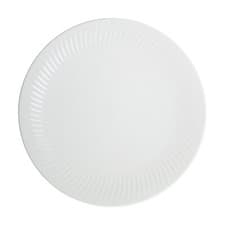 Image of Denby White Porcelain Arc Set of 4 Dinner Plates