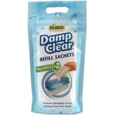 Image of Kilrock Damp Clear 1 kg - 2 X 500g Dehumidifier Moisture Trap Refill Sachets