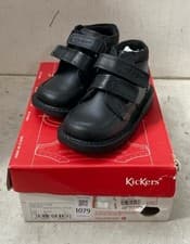 Image of Kickers Kick Hi Unisex Kids Ankle Boots, Size 3 - Black