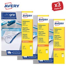 Image of Avery 3483 Multipurpose Labels, 400 Per Pack 105 x 148 mm, Permanent - 1 to 5