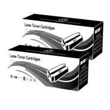 Image of 2 x Black Toner Cartridges Non-OEM Alternative For Lexmark 62D2H00 - 622H - 25K