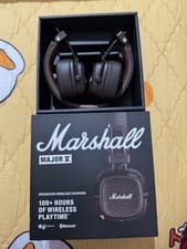 Image of Marshall Major v Wireless On-Ear Bluetooth Headphones, Brown