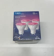 Image of Tapo L630 Smart Wi-Fi Spotlight Multicolor Dimmable LED Bulb 4 Pack