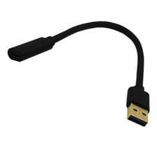 Image of USB 3.0 A to USB C Female Cable 0.2m 1m 1.8m Data Charging Extension Lead
