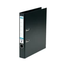 Image of Elba Lever Arch File Plastic A4 50mm Office Spine 40mm Capacity Black 100202102