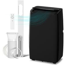 Image of HOMCOM 12,000 BTU Portable Air Conditioner Unit with Remote, 24H Timer