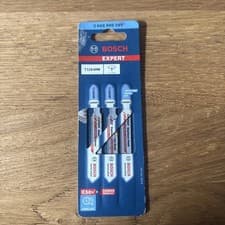 Image of Bosch T118AHM Expert 'Stainless Steel' Jigsaw Blades (3 Pack)
