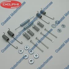 Image of Fits Mercedes T1 Rear Brake Shoes Fitting Kit 602 207 307 407 208 308 408 209