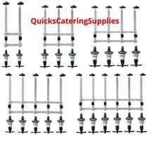 Image of Optic Bottle Rack Wall Mounted Bracket Beaumont Spirit Measure Dispensers Bar