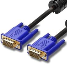 Image of VGA Cable 3m, 15 Pin 1080P Full HD SVGA Lead Computer Monitor with Gold plated