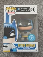 Image of Funko Pop! DC Comics Super Heroes Retro Batman Underground Toys Exclusive #01 
