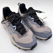 Image of Adidas Terrex AX4 W Womens Hiking Shoes UK 7.5 Silver Violet Trail Trainers New