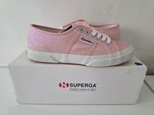 Image of Superga 2750 Cotu Classic Women Canvas Pink Trainers Shoes Ladies  UK 6 EU 39.5