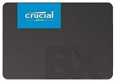 Image of 1TB Crucial BX500 2.5" SSD 7mm SATA III 6Gb/s 3D NAND Read 540MB/s Write 500 MBs