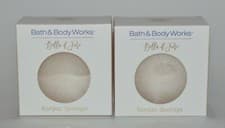 Image of 2 NEW BATH & BODY WORKS KONJAC SPONGE CREAM VEGETABLE FIBERS VEGAN ANTIOXIDANTS 