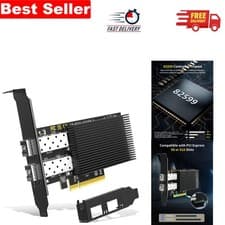 Image of Dual LAN 10 Gb Ethernet PCIe Adapter - Unmatched Speed and Stability for Servers