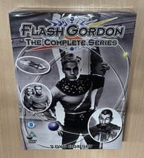 Image of Flash Gordon Complete Series DVD x7 B&W Box Set Movie Serials 1936-40 NEW Sealed