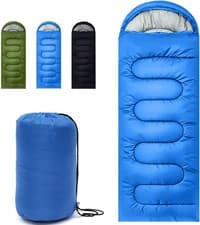 Image of 4 Season Single Sleeping Bag Waterproof Outdoor Camping Hiking Envelope Zip Bags
