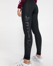 Image of adidas Originals DH4716 Trefoil Logos Black Leggings Size UK14/EU40/US M New 797
