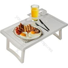 Image of Aidapt Folding Bed Tray Table with Accessory Holders