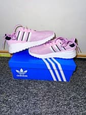 Image of Adidas LA Trainer Lite Infant Girls Shoes Trainers - brand new / box damaged