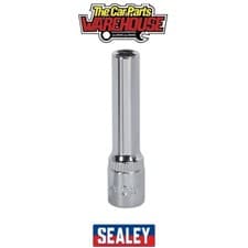 Image of Sealey SP14055D Premier Fully Polished Deep Socket 1/4"Sq Drive 5.5mm