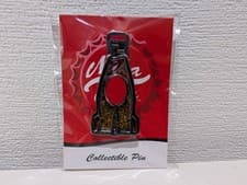 Image of Official Fallout 4 Nuka World Cola Bottle Gold Glitter Pin Bethesda NEW Merch