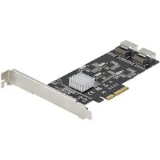 Image of StarTech 8 Port SATA PCIe Card - PCI Express 6Gbps SATA Expansion Adapter Car...