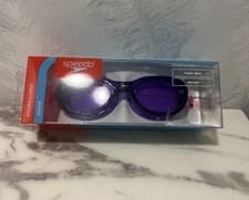 Image of Speedo 6-14 years Futura Classic Junior Swim Goggles tinted anti-fog purple pink