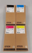 Image of 4X Original Ink Epson SureColor SC T3400 T3405 T4500 / T41R2 T41R3 T41R4 T41R5