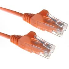 Image of Computer Gear Cat6 UTP LSZH 1m networking cable Orange U/UTP UTP