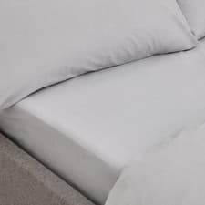 Image of Bianca 100% Organic Cotton 200 Thread Count Fitted Sheet