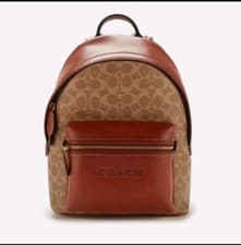 Image of NEW!COACH Charter Backpack 24 In Signature Canvas