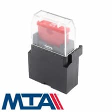 Image of Standard ATO Blade Fuse Holder - With Cover, Push-On Terminals - MTA Italy