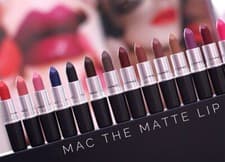 Image of MAC Lipstick 10 beautiful shades for all skintones -Full Size 3g- Long wearing